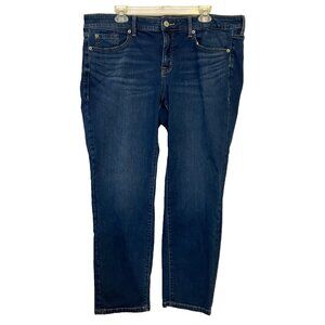 Torrid Womens Jeans Perfect Boyfriend Ankle Vintage Stretch Size 16 Medium Wash